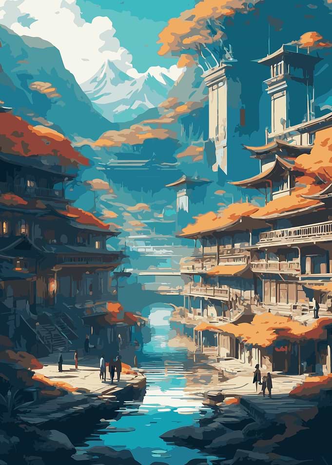 Surreal Anime Scenery 2