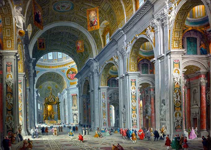 Interior of Saint Peters
