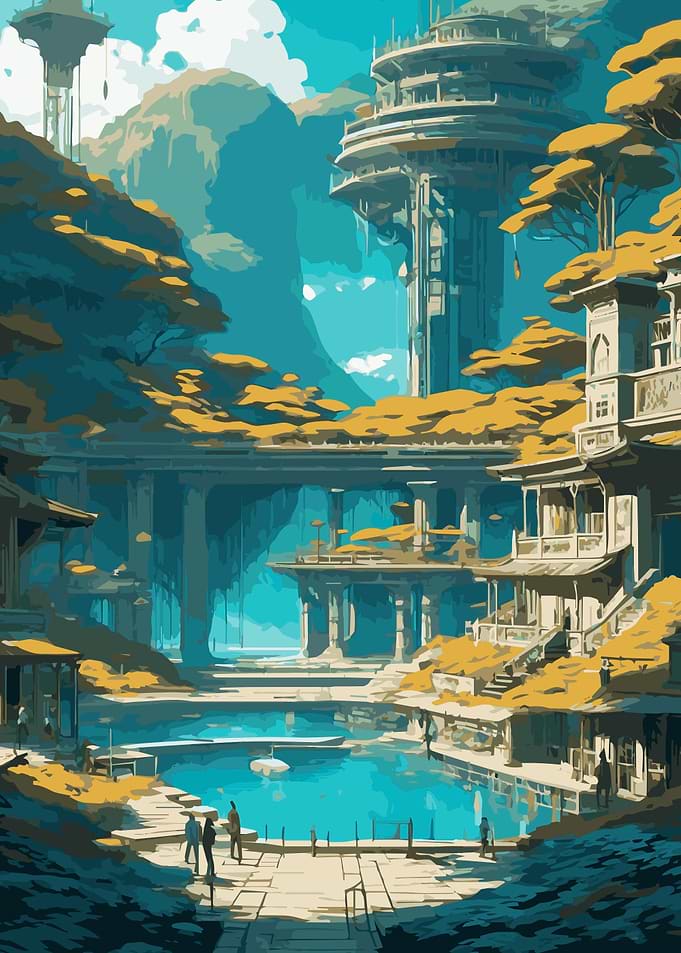 Surreal Anime Scenery 4