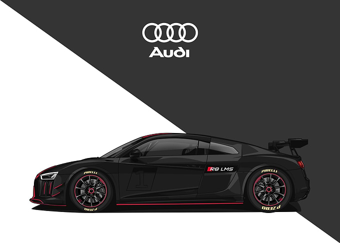 audi R8 black