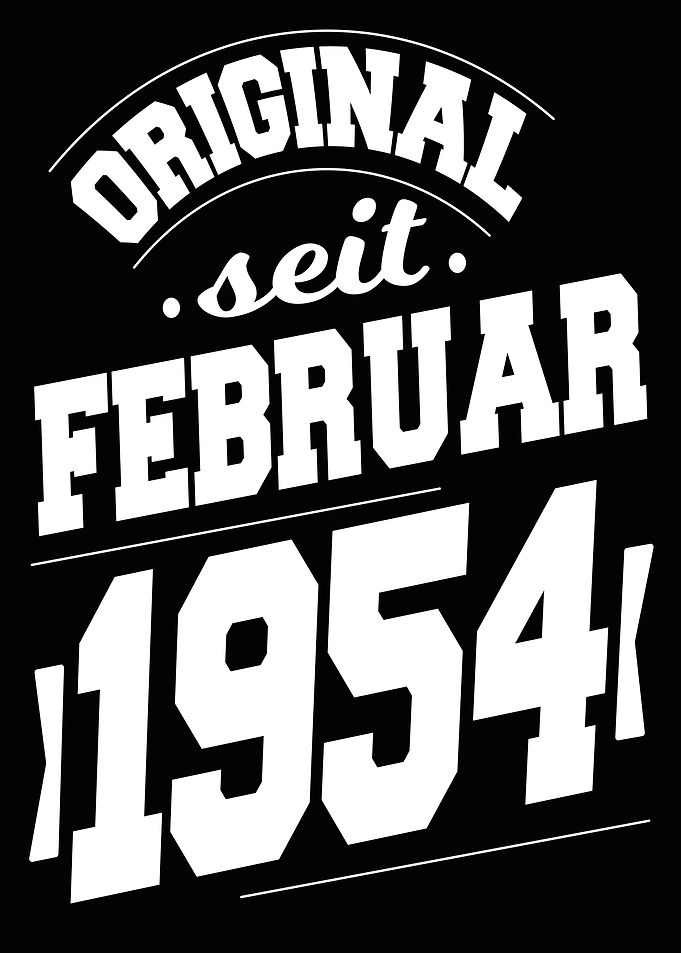 Februar 1954 70 Jahre