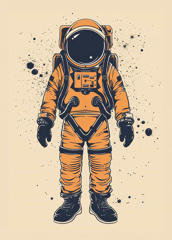 Orange Astronaut