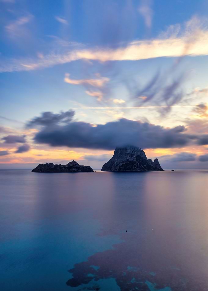 Sunset Es Vedra Ibiza sea