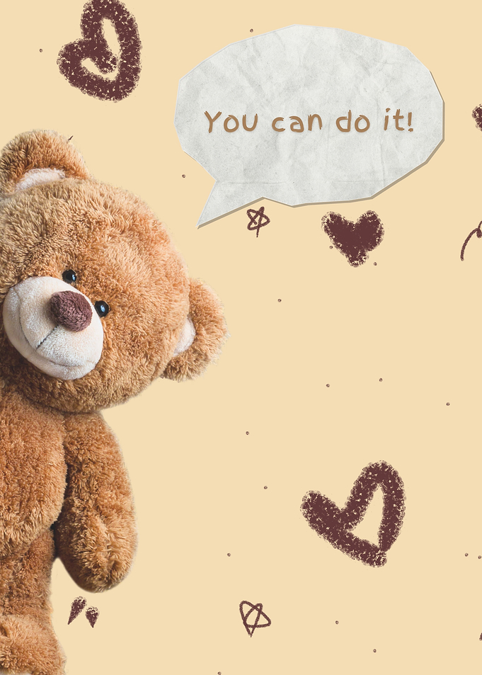 Bear Says You Can Do It