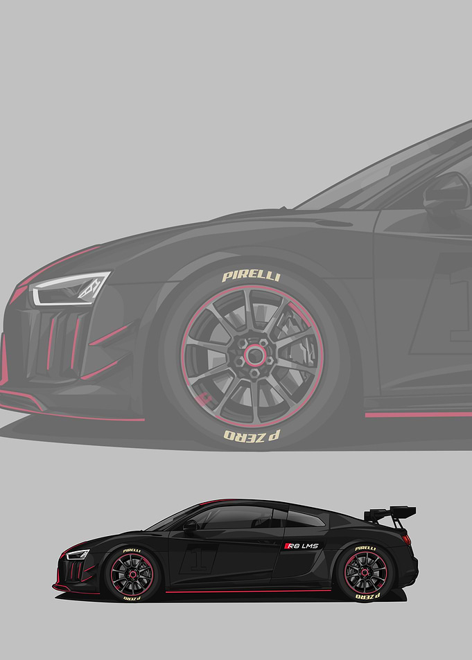 audi R8 black