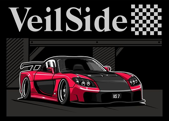 VeilSide RX 7 FD3S Pink