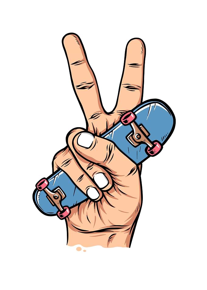 Finger skater
