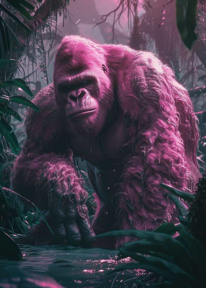 Cyberpunk Gorilla