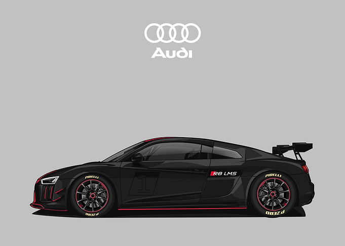 audi R8 black