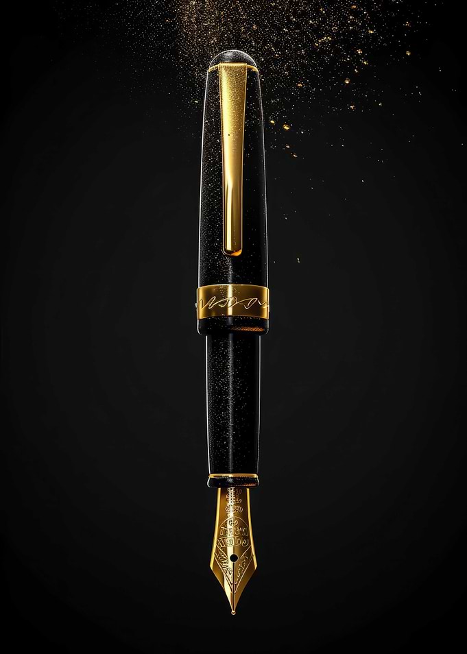 Pen Ink Dark Gold