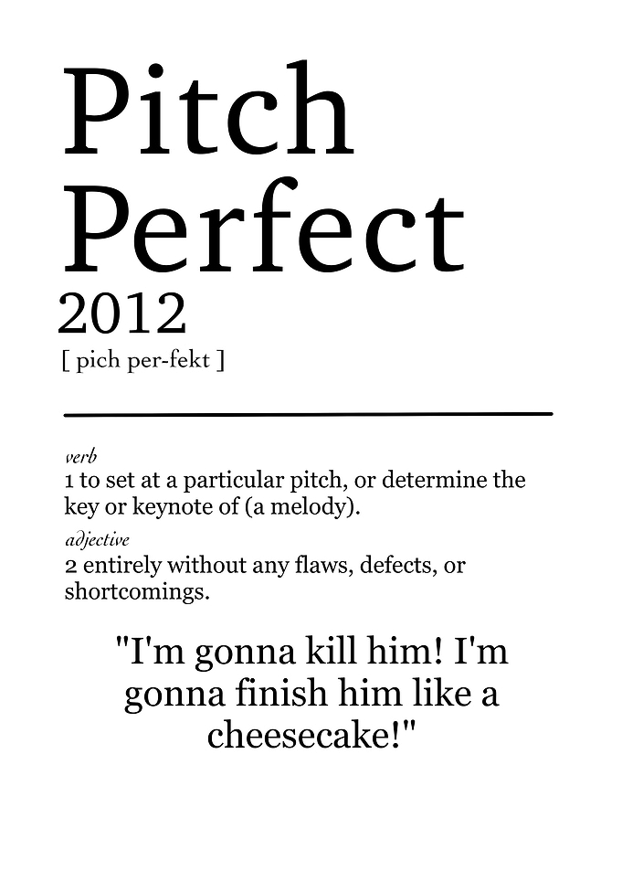 Pitch perfect