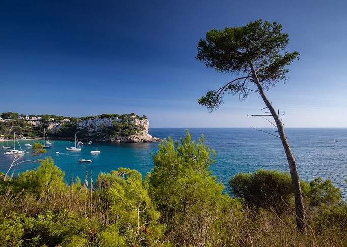 Landscape of Spain island