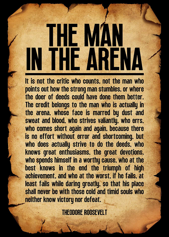 The Man in the Arena