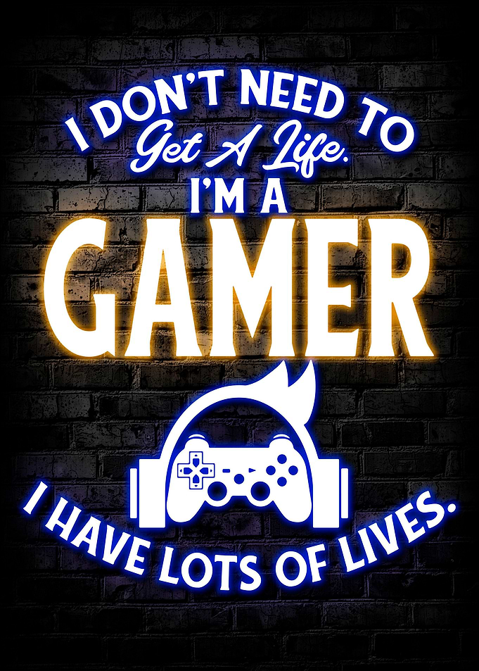 Game Gamer Gaming Posters