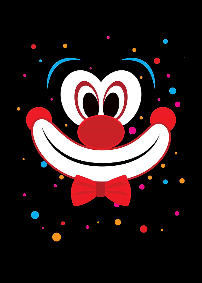 Clown Face Costume