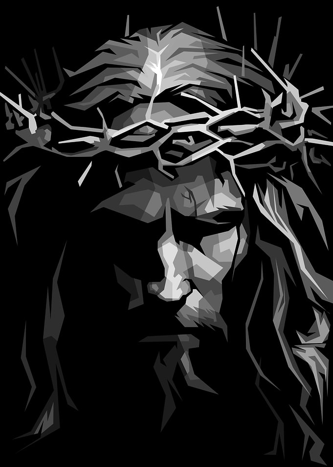 Jesus Christ BnW