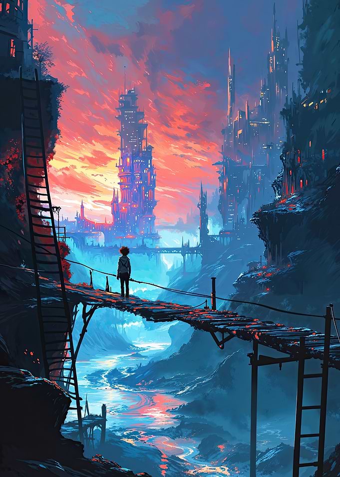 The Girl at the Bridge