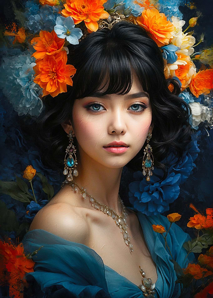 Girl with the Starry Crown