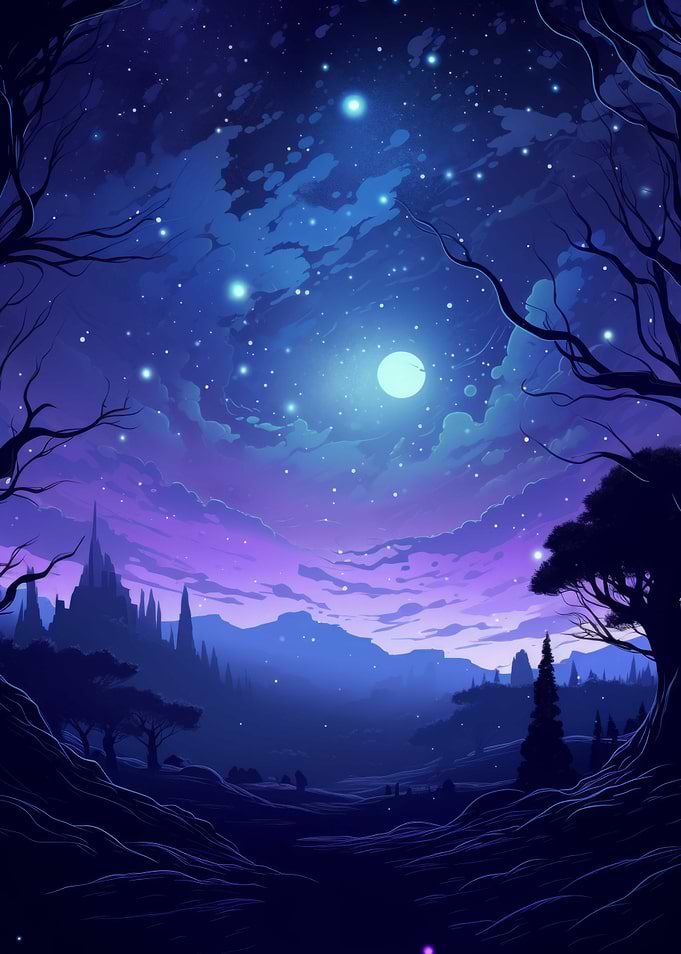 Night Sky Galaxy
