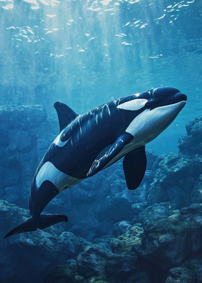 Majestic Orca Whale Killer
