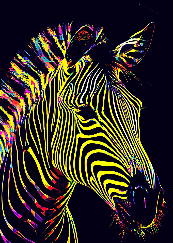 Zebras pop art