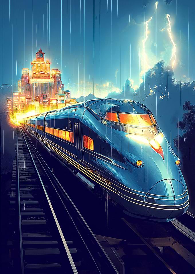 Futuristic Locomotive
