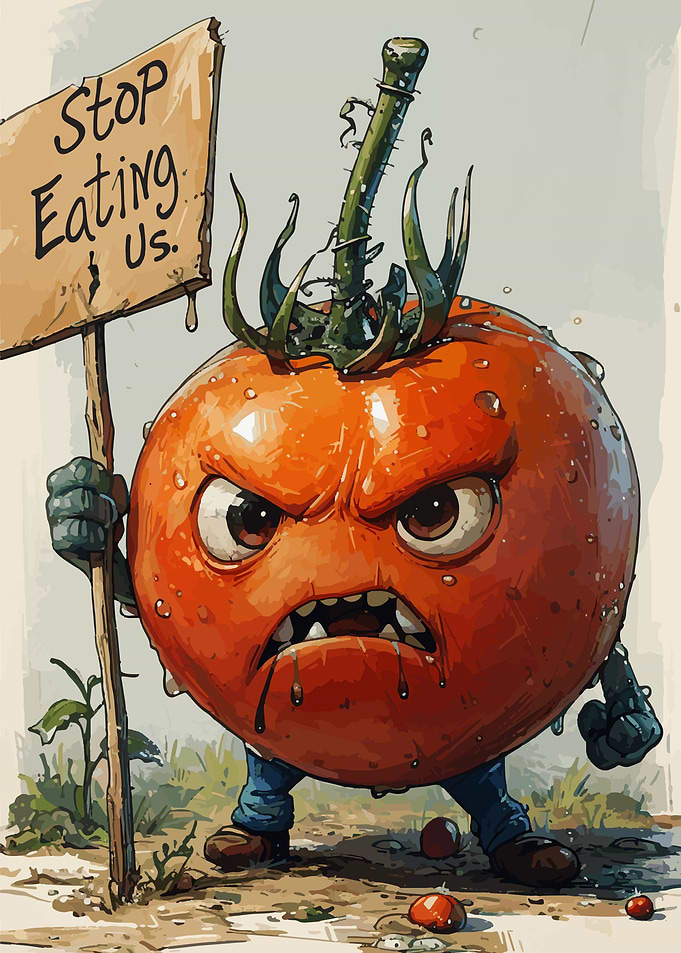 Tomato in rebellion
