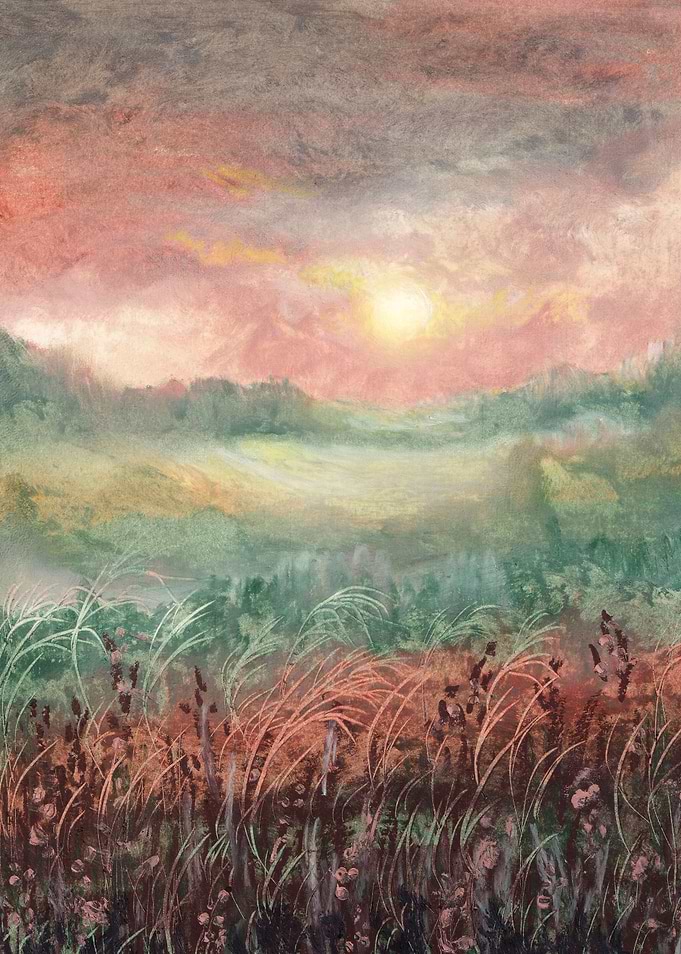 Aesthetic Sunset Pink