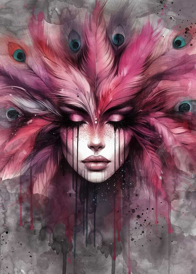 Pink Feathers
