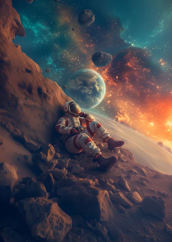Astronauts Cosmic Respite