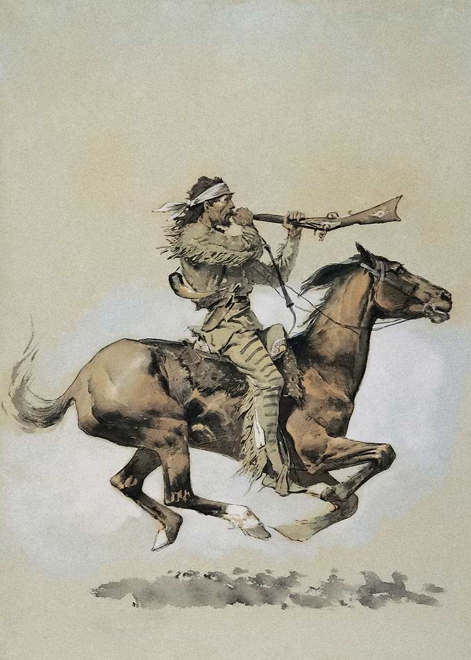 Warrior Loading A Gun