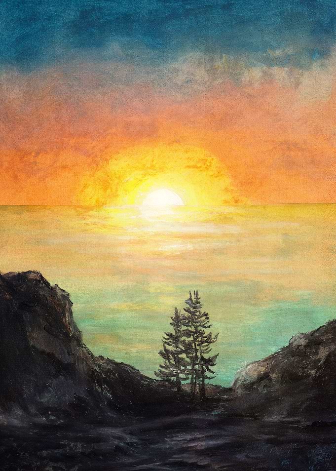 Aesthetic Sea Sunset