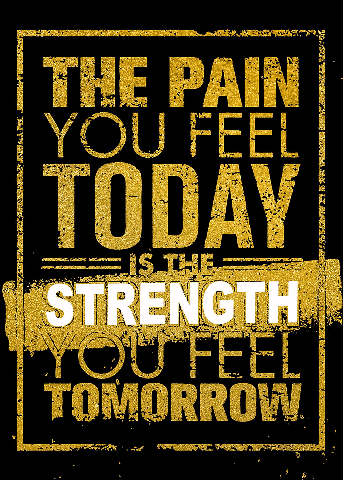 The pain you feel today