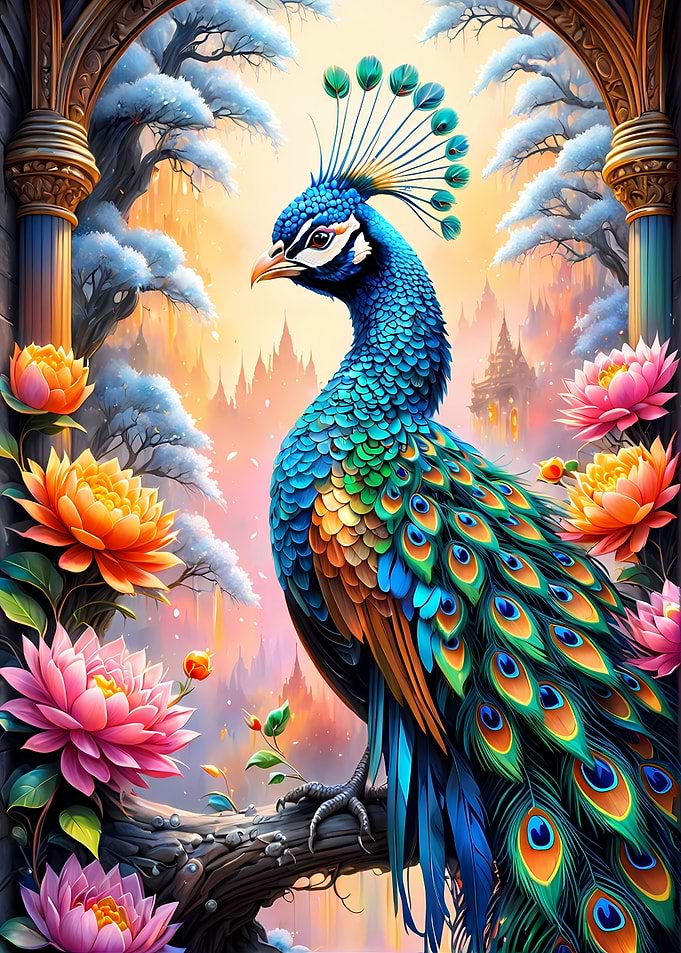 Peacock Ice Cold