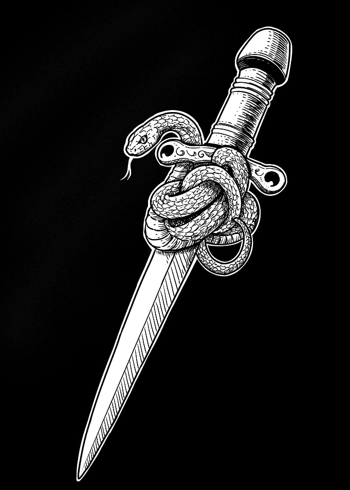 Minimalist Snake Knife