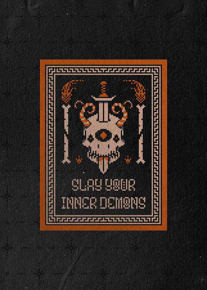 Slay Demons Motivation Art