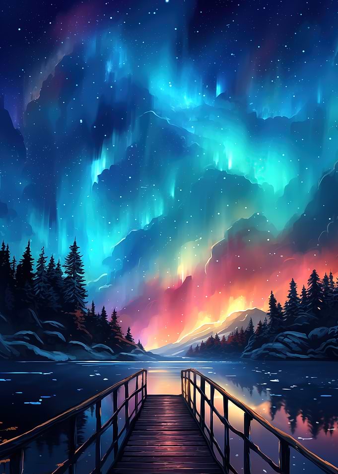 Beautiful Sky by the Lake