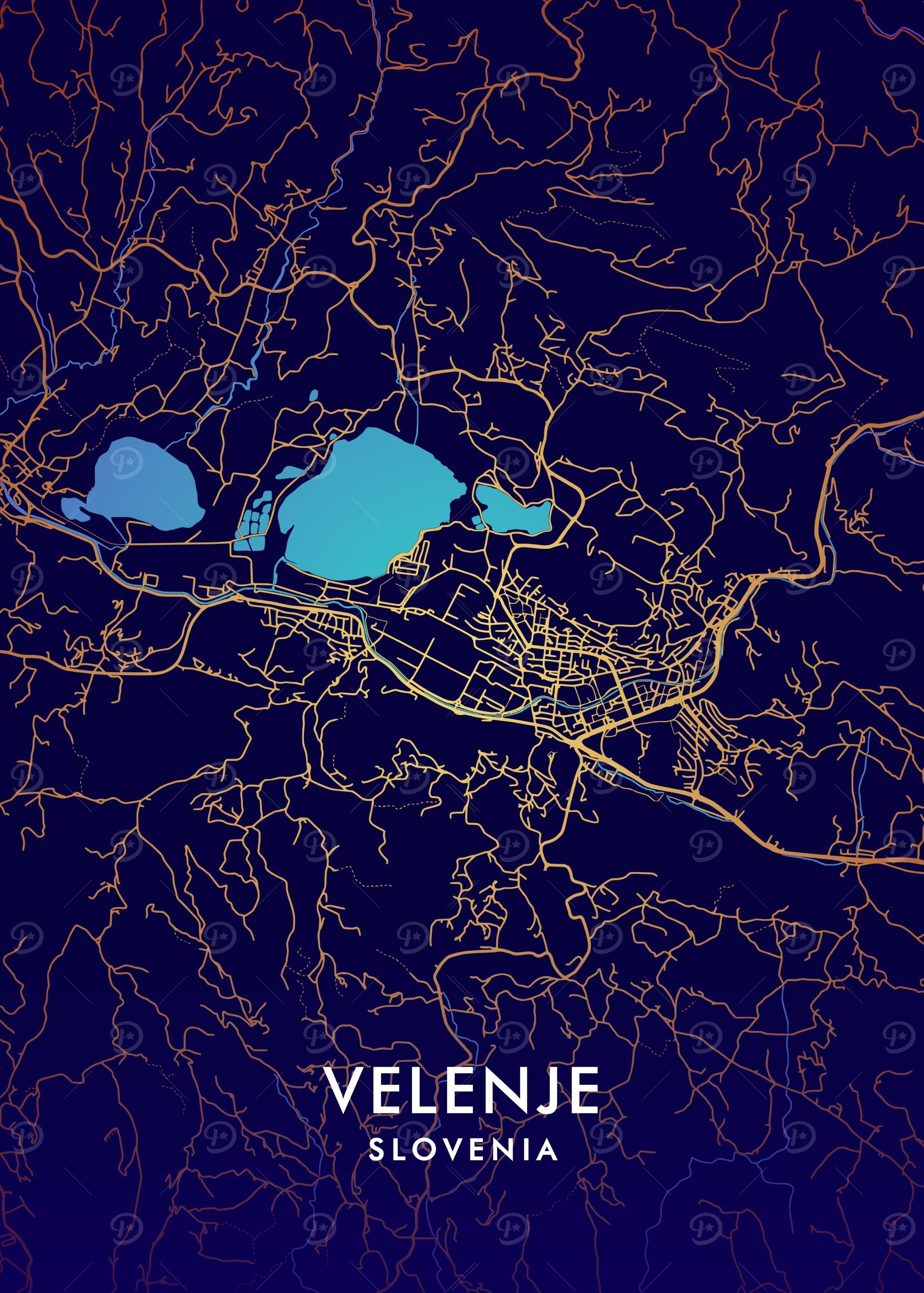 Velenje map