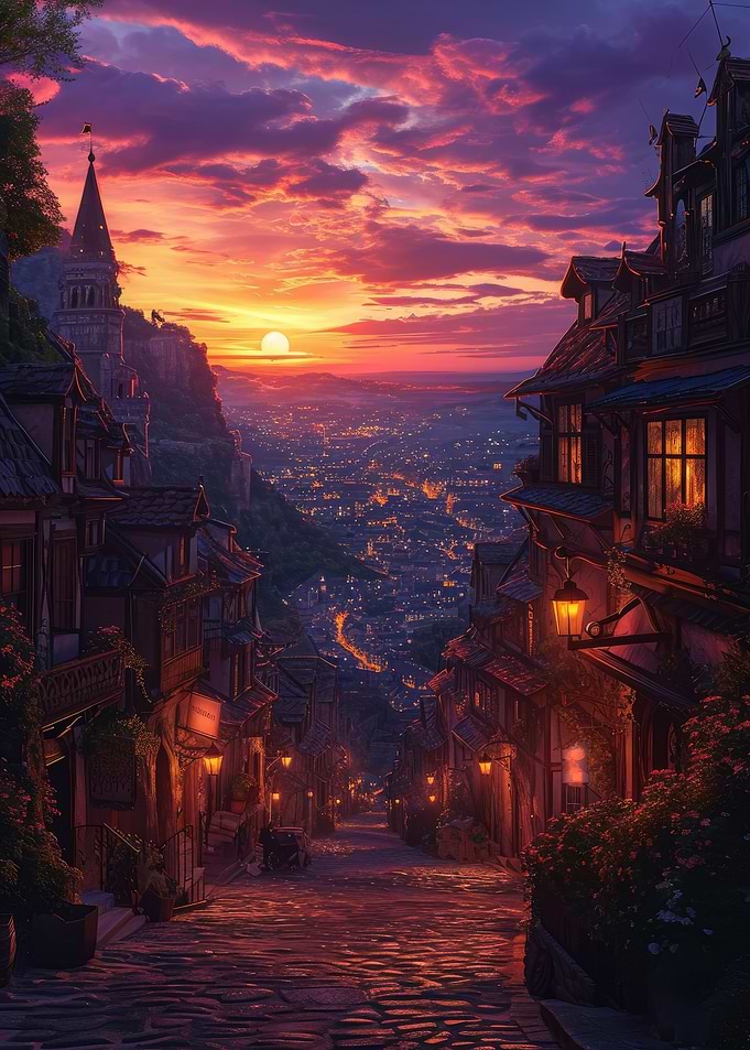 Pink Travel Sunset
