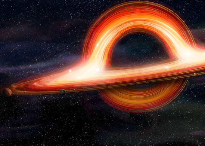 black hole space