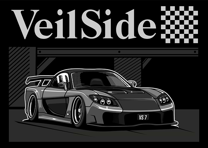 VeilSide RX 7 FD3S Grey