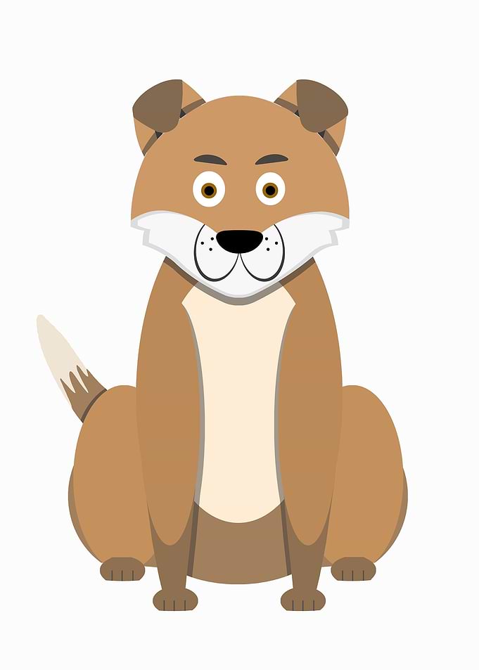 Cartoon dog