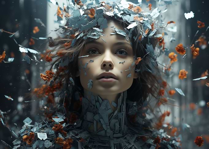 Metal leafs