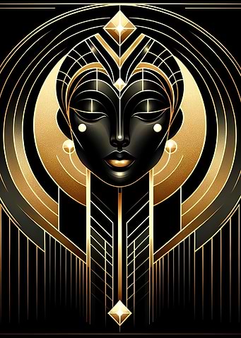 Golden Era Elegance Art
