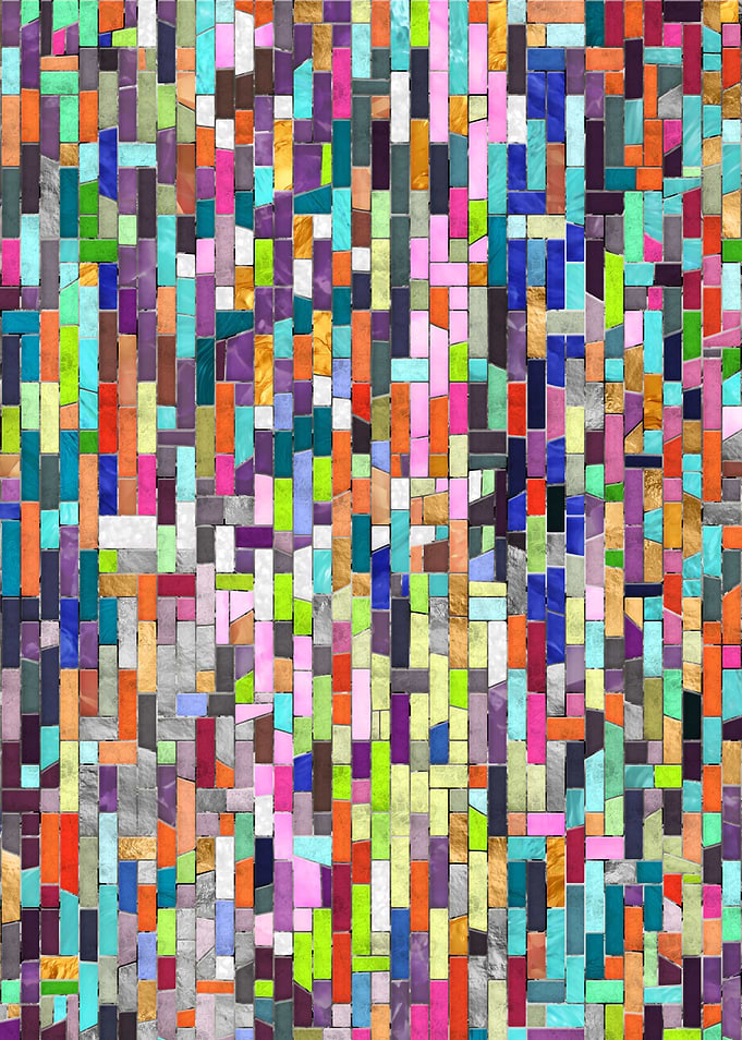 Geometric Abstract Mosaic