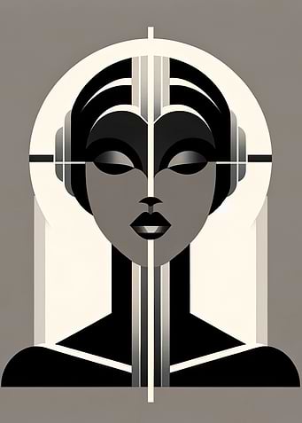 Metropolis style portrait