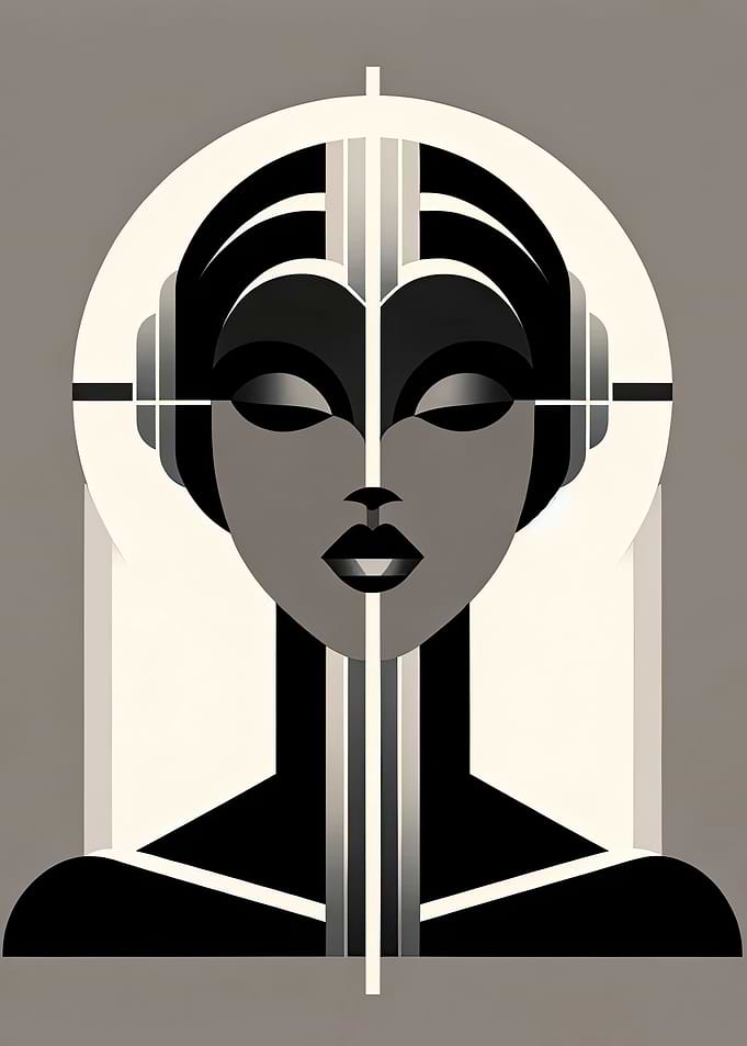 Metropolis style portrait