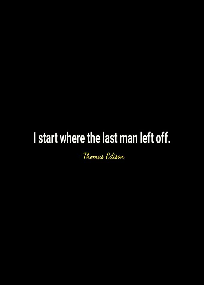 Thomas Edison quotes