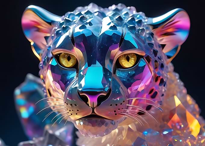 crystal cheetah