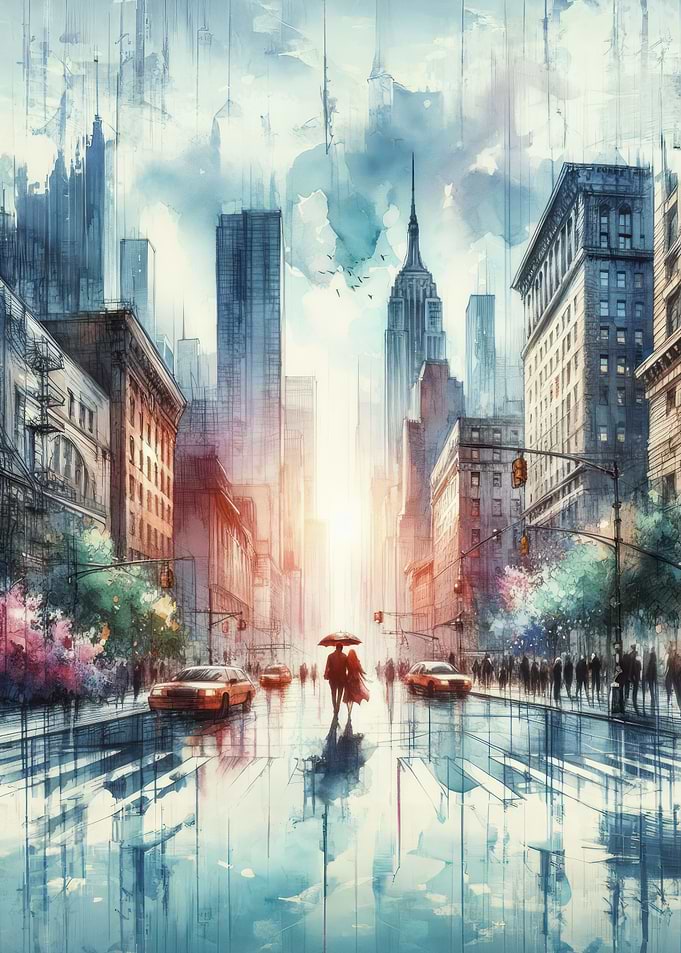 a walk in New York